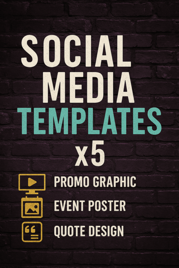 Social Media Templates (x5)